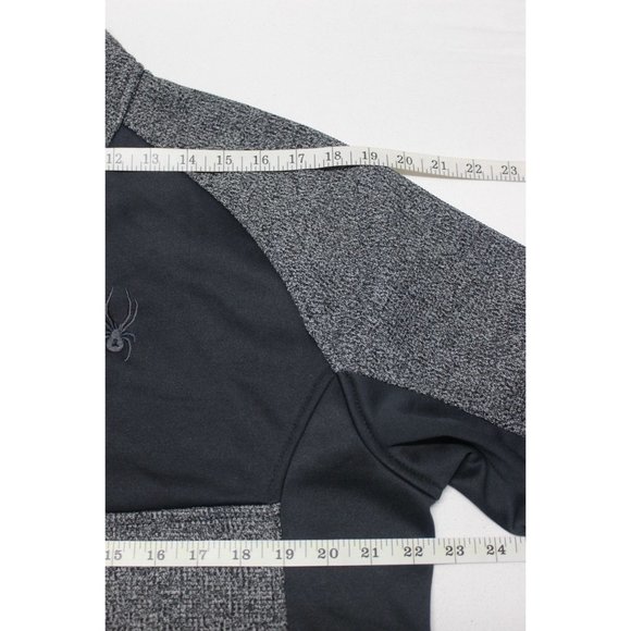 Spyder men's 1/2 zip front Gait knit fleece pullover jacket L - Picture 10 of 15